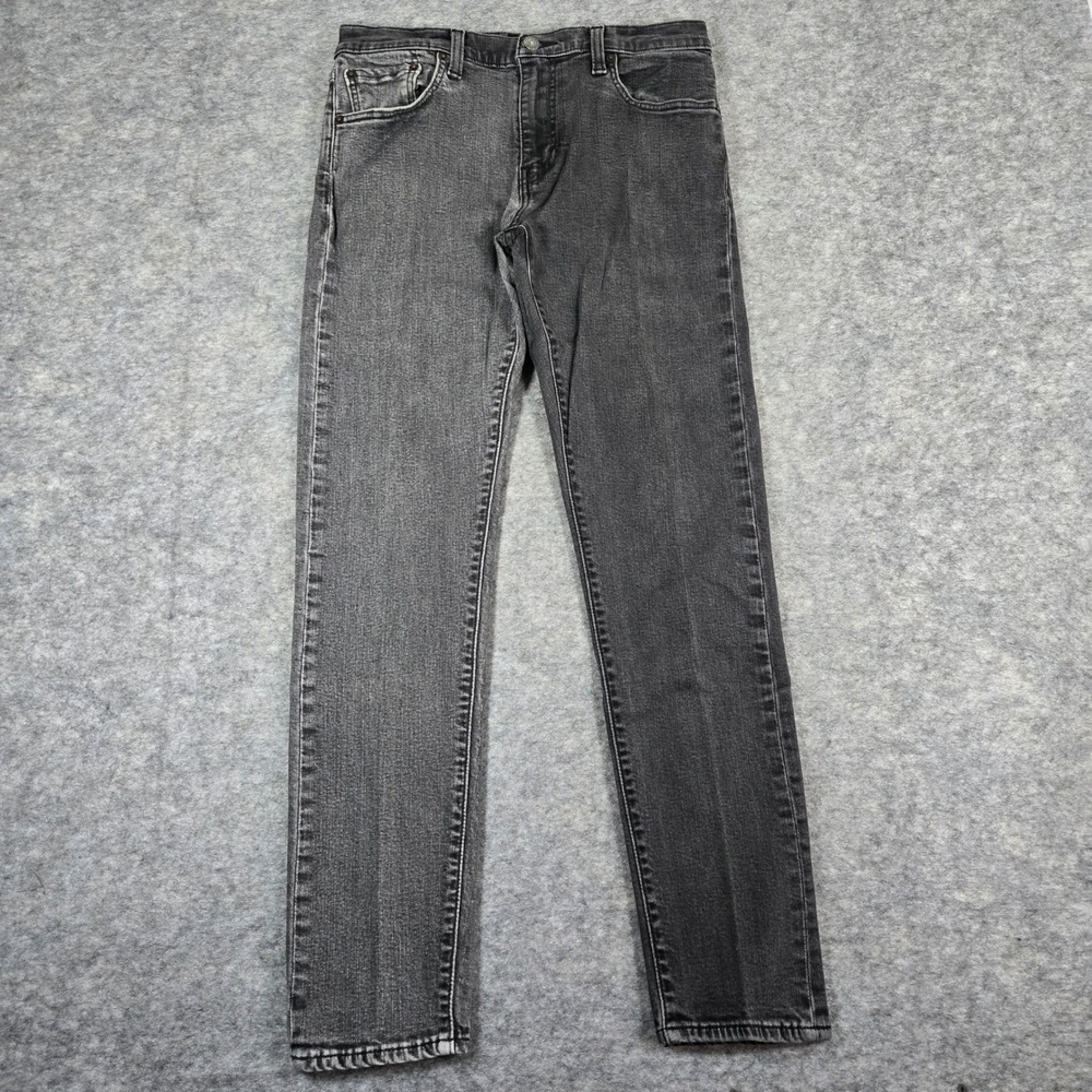Levis‎ Black 512 Slim Tapered Fit Denim Jeans Mens 32x32